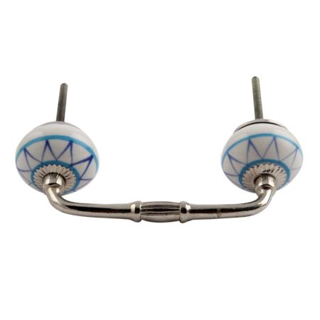 Border Ceramic Bridge Handle